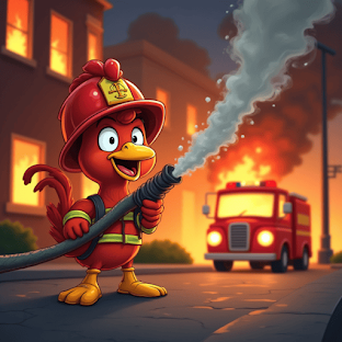 Chicken Fire Road